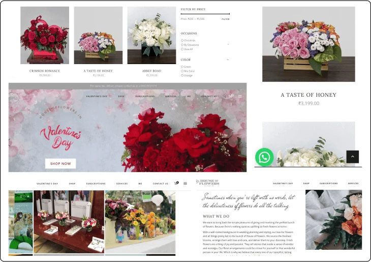 >House of flowers
